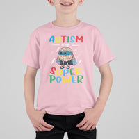 Autistic T Shirt For Kid Autism Is My Super Power Superhero - Wonder Print Shop
