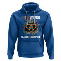 Autism Warrior Fighting For My Son Mom Dad Parents Hoodie - Wonder Print Shop