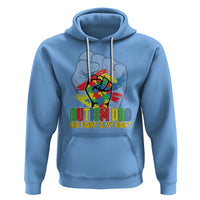 Autism Awareness Hoodie His Fight Is My Fight Dad Support - Wonder Print Shop