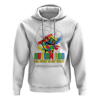 Autism Awareness Hoodie His Fight Is My Fight Dad Support - Wonder Print Shop