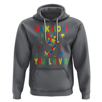 Autism Awareness Hoodie You'll Never Walk Alone Dad Mom Parents Support - Wonder Print Shop