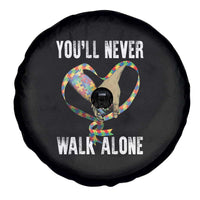 Autism Awareness Spare Tire Cover You'll Never Walk Alone Dad Support
