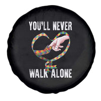 Autism Awareness Spare Tire Cover You'll Never Walk Alone Mom Support