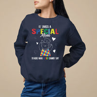 Autism Awareness Sweatshirt It Takes A Special Mom To Hear What A Son Cannot Say - Wonder Print Shop