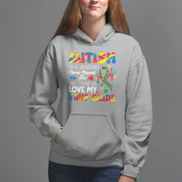 Autism Awareness Hoodie Autism Is A Journey I Never Planned For But I Sure Do Love My Tour Guide - Wonder Print Shop