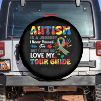 Autism Awareness Spare Tire Cover Autism Is A Journey I Never Planned For But I Sure Do Love My Tour Guide