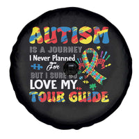Autism Awareness Spare Tire Cover Autism Is A Journey I Never Planned For But I Sure Do Love My Tour Guide