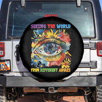 Autism Awareness Spare Tire Cover Puzzle Eyes Seeing The World From Diferent Angles