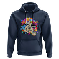 Autism Awareness Hoodie Don't Jundge What You Don't Understand Puzzle Lip - Wonder Print Shop