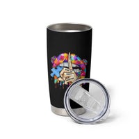 Autism Awareness Tumbler Cup Don't Jundge What You Don't Understand Puzzle Lip