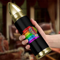 Autism Awareness Bullet Tumbler I Don't Speak Much Because I'm Brilliant And I'm Busy Thinking