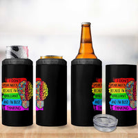 Autism Awareness 4 in 1 Can Cooler Tumbler I Don't Speak Much Because I'm Brilliant And I'm Busy Thinking