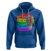 Autism Awareness Hoodie I Don't Speak Much Because I'm Brilliant And I'm Busy Thinking Autistic - Wonder Print Shop