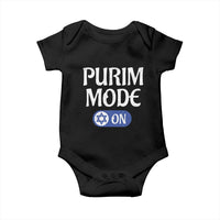 Funny Purim Mode On Baby Onesie Jewish Star of David