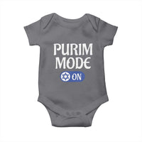 Funny Purim Mode On Baby Onesie Jewish Star of David