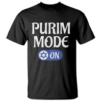 Funny Purim Mode On T Shirt Jewish Star of David