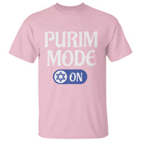 Funny Purim Mode On T Shirt Jewish Star of David