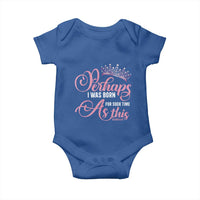 Funny Purim Queen Baby Onesie Perhaps I Was Born For Such Time As This