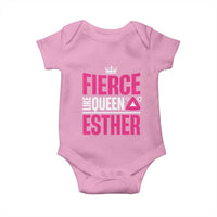 Purim Fierce Like Queen Esther Baby Onesie