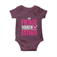 Purim Fierce Like Queen Esther Baby Onesie
