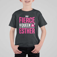 Purim Fierce Like Queen Esther T Shirt For Kid