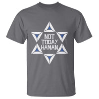Not Today Haman Purim T Shirt Hamantash Jewish Star of David