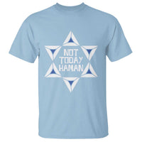 Not Today Haman Purim T Shirt Hamantash Jewish Star of David