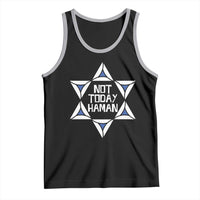 Not Today Haman Purim Tank Top Hamantash Jewish Star of David