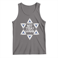 Not Today Haman Purim Tank Top Hamantash Jewish Star of David