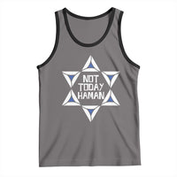 Not Today Haman Purim Tank Top Hamantash Jewish Star of David