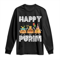 Happy Purim Funny Hamantash Long Sleeve Shirt