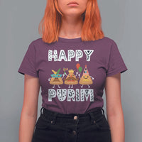 Happy Purim Funny Hamantash T Shirt For Women