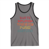 Funny Due To Inflation This Is My Purim Costume Tank Top