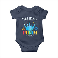 Funny Jewish This Is My Purim Costume Baby Onesie