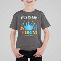 Funny Jewish This Is My Purim Costume T Shirt For Kid