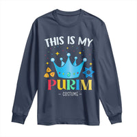 Funny Jewish This Is My Purim Costume Long Sleeve Shirt