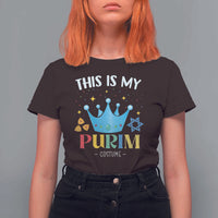 Funny Jewish This Is My Purim Costume T Shirt For Women
