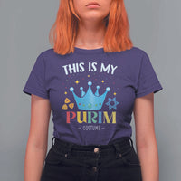 Funny Jewish This Is My Purim Costume T Shirt For Women