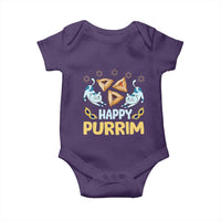 Purim Cat Baby Onesie Happy Purrim Hamantash Jewish Star of David
