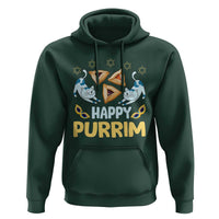 Purim Cat Hoodie Happy Purrim Hamantash Jewish Star of David