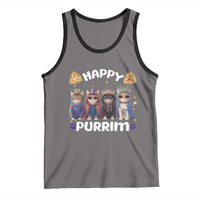 Purim Cat Tank Top Happy Purrim Hamantash Cute Cat Costume