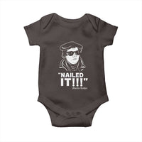 Funny Martin Luther Nailed It Baby Onesie