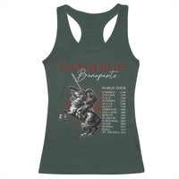 Funny History Lover Racerback Tank Top Napoleon Bonaparte World Tour