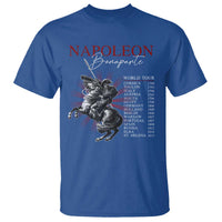 Funny History Lover T Shirt Napoleon Bonaparte World Tour
