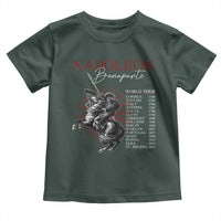 Funny History Lover Toddler T Shirt Napoleon Bonaparte World Tour