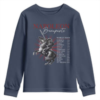 Funny History Lover Youth Sweatshirt Napoleon Bonaparte World Tour