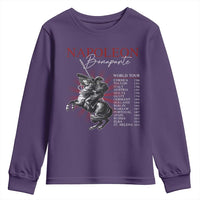 Funny History Lover Youth Sweatshirt Napoleon Bonaparte World Tour