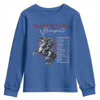 Funny History Lover Youth Sweatshirt Napoleon Bonaparte World Tour