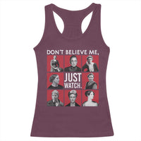 Strong Historical Women Racerback Tank Top Don't Believe Me Just Watch