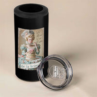 Satirical Funny History Jokes 4 in 1 Can Cooler Tumbler Let Them Eat Cake Marie Antoinette Queen of France